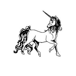 Dibujo para colorear: Unicornio (Personajes) #19532 - Dibujos para Colorear e Imprimir Gratis