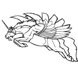 Dibujo para colorear: Unicornio (Personajes) #19560 - Dibujos para Colorear e Imprimir Gratis
