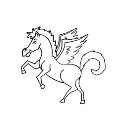 Dibujo para colorear: Unicornio (Personajes) #19564 - Dibujos para Colorear e Imprimir Gratis