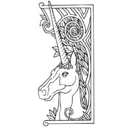 Dibujo para colorear: Unicornio (Personajes) #19569 - Dibujos para Colorear e Imprimir Gratis