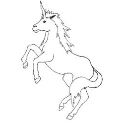 Dibujo para colorear: Unicornio (Personajes) #19571 - Dibujos para Colorear e Imprimir Gratis