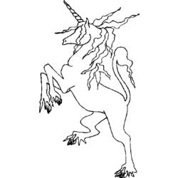 Dibujo para colorear: Unicornio (Personajes) #19574 - Dibujos para Colorear e Imprimir Gratis