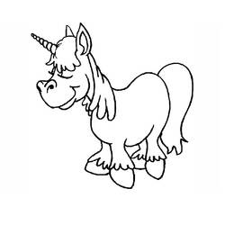 Dibujo para colorear: Unicornio (Personajes) #19575 - Dibujos para Colorear e Imprimir Gratis