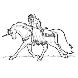 Dibujo para colorear: Unicornio (Personajes) #19577 - Dibujos para Colorear e Imprimir Gratis