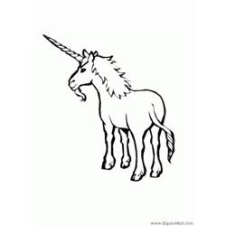 Dibujo para colorear: Unicornio (Personajes) #19591 - Dibujos para Colorear e Imprimir Gratis