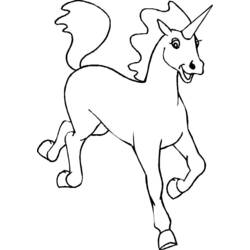 Dibujo para colorear: Unicornio (Personajes) #19603 - Dibujos para Colorear e Imprimir Gratis