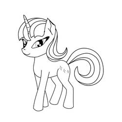 Dibujo Unicornio Kawaii (Personajes) #209324 para imprimir y colorear