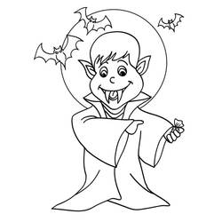 Dibujo Vampiro (Personajes) #196099 para imprimir y colorear