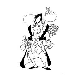 Dibujo Vampiro (Personajes) #196106 para imprimir y colorear