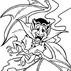 Dibujo para colorear: Vampiro (Personajes) #85897 - Dibujos para Colorear e Imprimir Gratis