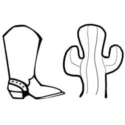 Dibujo Vaquero (Personajes) #91466 para imprimir y colorear