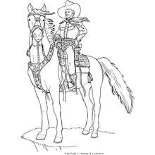 Dibujo Vaquero (Personajes) #91501 para imprimir y colorear