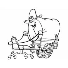 Dibujo Vaquero (Personajes) #91508 para imprimir y colorear