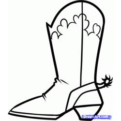 Dibujo Vaquero (Personajes) #91509 para imprimir y colorear