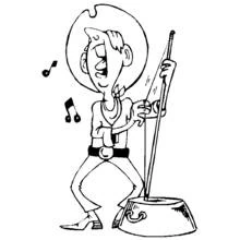 Dibujo Vaquero (Personajes) #91521 para imprimir y colorear