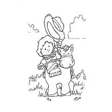 Dibujo Vaquero (Personajes) #91536 para imprimir y colorear