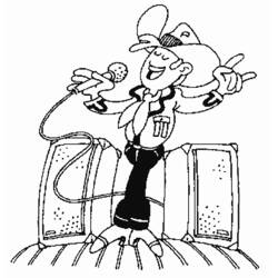 Dibujo Vaquero (Personajes) #91546 para imprimir y colorear