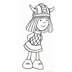 Dibujo para colorear: Vikingo (Personajes) #149342 - Dibujos para Colorear y Pintar