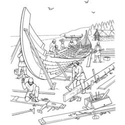 Dibujo para colorear: Vikingo (Personajes) #149353 - Dibujos para colorear