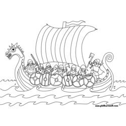 Dibujo para colorear: Vikingo (Personajes) #149359 - Dibujos para colorear