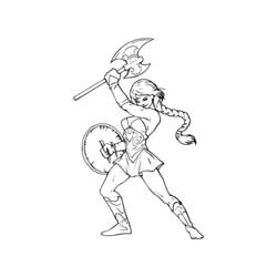 Dibujo para colorear: Vikingo (Personajes) #149367 - Dibujos para colorear