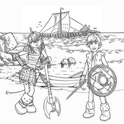 Dibujo para colorear: Vikingo (Personajes) #149385 - Dibujos para colorear