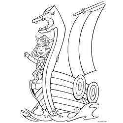 Dibujo para colorear: Vikingo (Personajes) #149389 - Dibujos para Colorear y Pintar