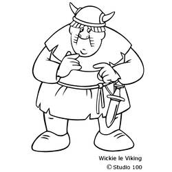 Dibujo para colorear: Vikingo (Personajes) #149442 - Dibujos para Colorear e Imprimir Gratis