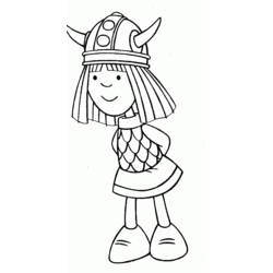 Dibujo para colorear: Vikingo (Personajes) #149496 - Dibujos para colorear