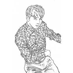 Dibujo para colorear: BTS (Personas Famosas) #202334 - Dibujos para Colorear e Imprimir Gratis