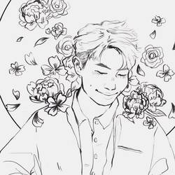 Dibujo para colorear: BTS (Personas Famosas) #202335 - Dibujos para Colorear e Imprimir Gratis
