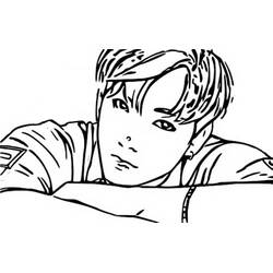 Dibujo para colorear: BTS (Personas Famosas) #202339 - Dibujos para Colorear e Imprimir Gratis