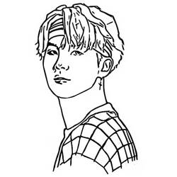 Dibujo para colorear: BTS (Personas Famosas) #202343 - Dibujos para Colorear e Imprimir Gratis