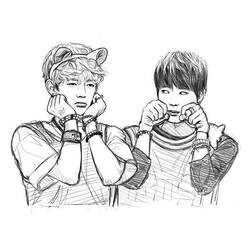 Dibujo para colorear: BTS (Personas Famosas) #202347 - Dibujos para Colorear e Imprimir Gratis