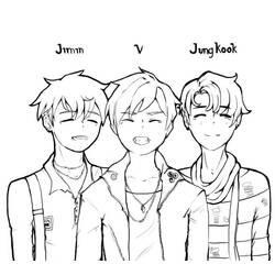 Dibujo para colorear: BTS (Personas Famosas) #202356 - Dibujos para Colorear e Imprimir Gratis