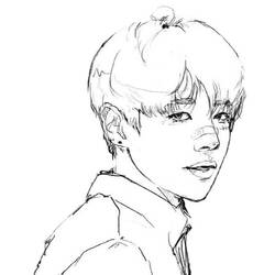 Dibujo para colorear: BTS (Personas Famosas) #202363 - Dibujos para Colorear e Imprimir Gratis