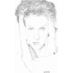Dibujo para colorear: Celine Dion (Personas Famosas) #122565 - Dibujos para Colorear e Imprimir Gratis