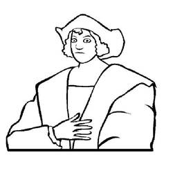 Dibujo para colorear: Cristóbal Colón (Personas Famosas) #173571 - Dibujos para Colorear e Imprimir Gratis