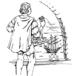 Dibujo para colorear: Cristóbal Colón (Personas Famosas) #173580 - Dibujos para Colorear e Imprimir Gratis