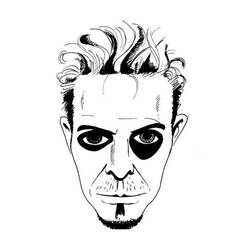 Dibujo para colorear: David Bowie (Personas Famosas) #122145 - Dibujos para Colorear e Imprimir Gratis