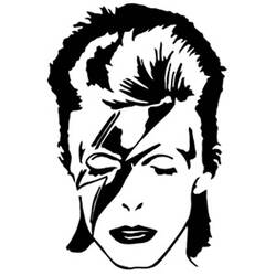 Dibujo para colorear: David Bowie (Personas Famosas) #122258 - Dibujos para Colorear e Imprimir Gratis