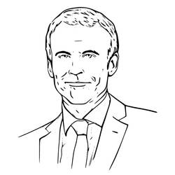 Dibujo para colorear: Emmanuel Macron (Personas Famosas) #188309 - Dibujos para Colorear e Imprimir Gratis