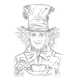 Dibujos para colorear: Johnny Depp - Dibujos para Colorear e Imprimir Gratis