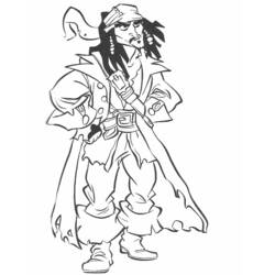 Dibujo para colorear: Johnny Depp (Personas Famosas) #123735 - Dibujos para Colorear e Imprimir Gratis