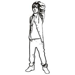 Dibujo para colorear: Justin Bieber (Personas Famosas) #122470 - Dibujos para Colorear e Imprimir Gratis
