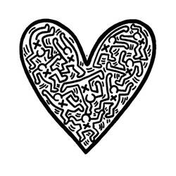 Dibujo para colorear: Keith Haring (Personas Famosas) #180586 - Dibujos para Colorear e Imprimir Gratis