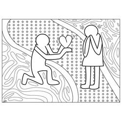 Dibujo para colorear: Keith Haring (Personas Famosas) #180589 - Dibujos para Colorear e Imprimir Gratis