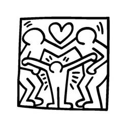 Dibujos para colorear: Keith Haring - Dibujos para Colorear e Imprimir Gratis