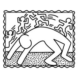 Dibujo para colorear: Keith Haring (Personas Famosas) #180596 - Dibujos para Colorear e Imprimir Gratis