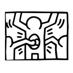 Dibujo para colorear: Keith Haring (Personas Famosas) #180599 - Dibujos para Colorear e Imprimir Gratis